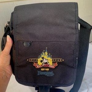 Vintage Disneyland Black Travel Bag